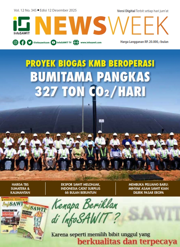 InfoSAWIT NEWS Vol 12 No 345 Edisi 12 Desember 2025