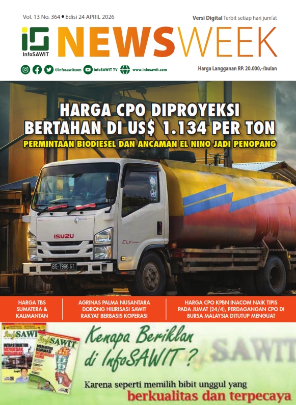 InfoSAWIT NEWS Vol 13 No 364 Edisi 24 APRIL 2026