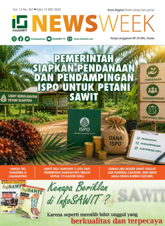 InfoSAWIT NEWS Vol 13 No 367 Edisi 15 Mei 2026