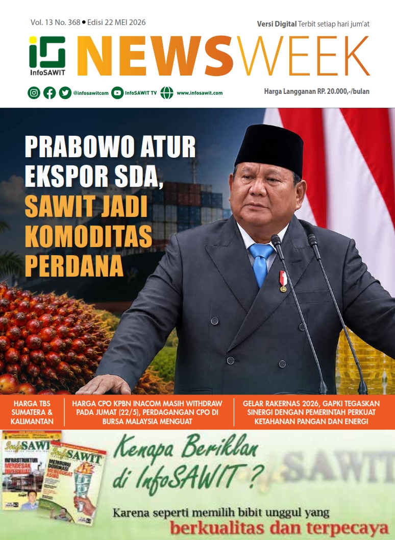 InfoSAWIT NEWS Vol 13 No 368 Edisi 22 Mei 2026