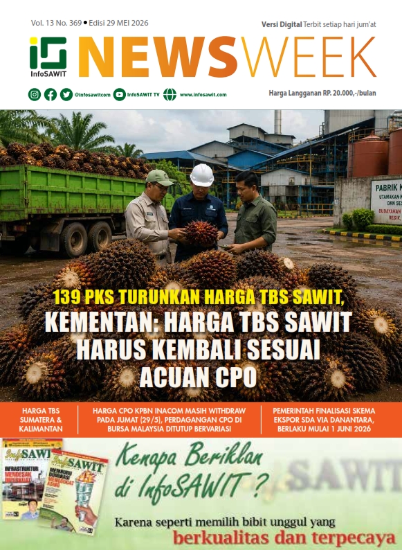 InfoSAWIT NEWS Vol 13 No 369 Edisi 29 Mei 2026
