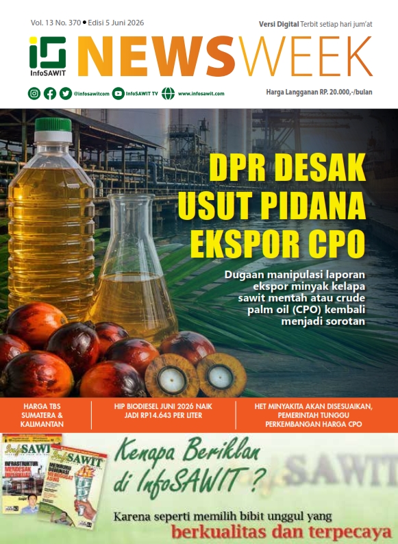 InfoSAWIT NEWS Vol 13 No 370 Edisi 5 Juni 2026