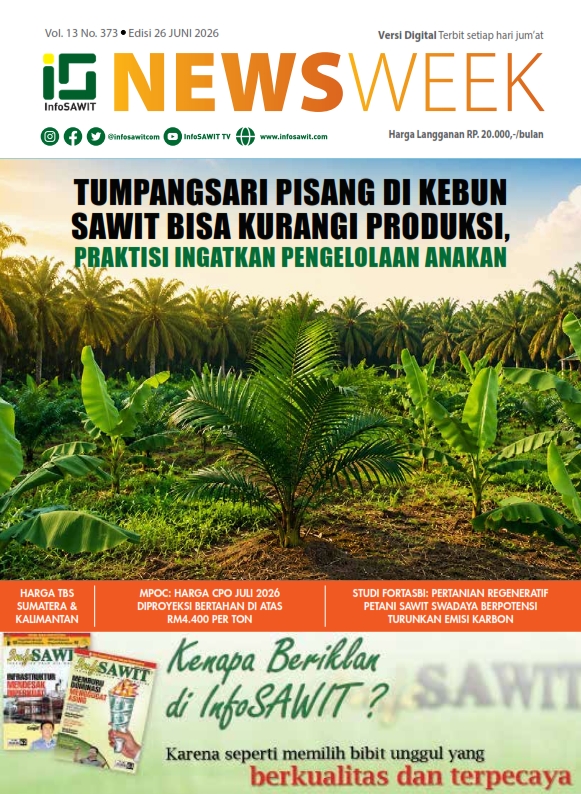 InfoSAWIT NEWS Vol 13 No 373 Edisi 26 Juni 2026