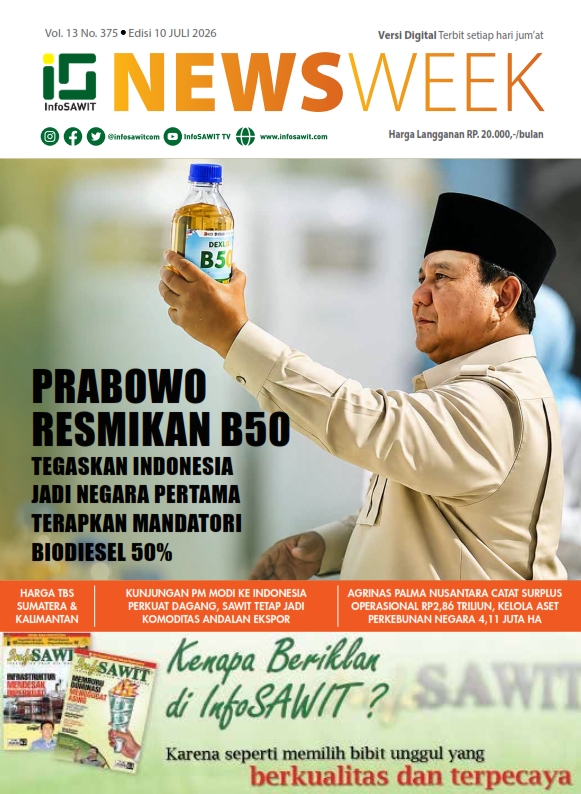 InfoSAWIT NEWS Vol 13 No 375 Edisi 10 Juli 2026